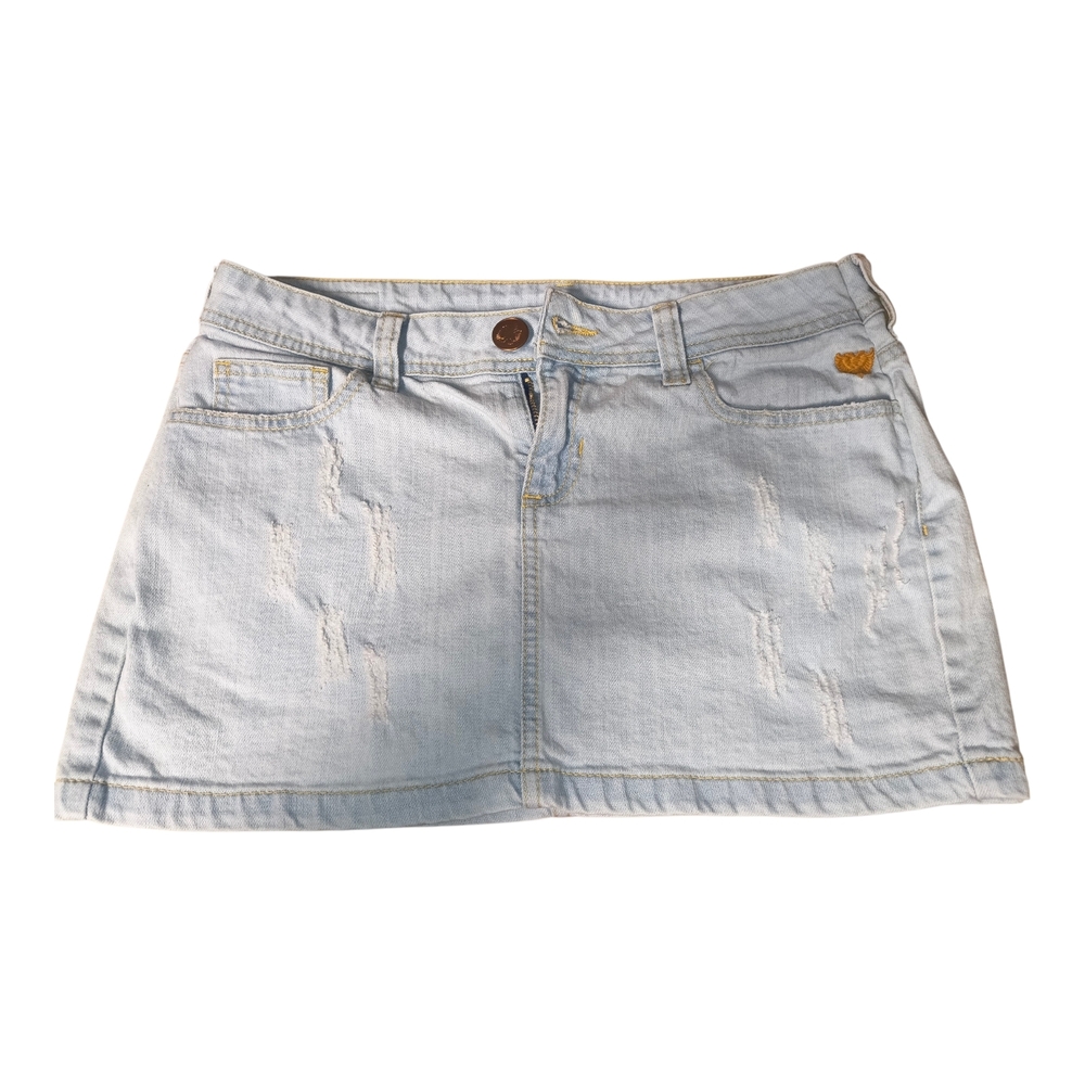 Canalera Light Blue Denim Skirt/Short